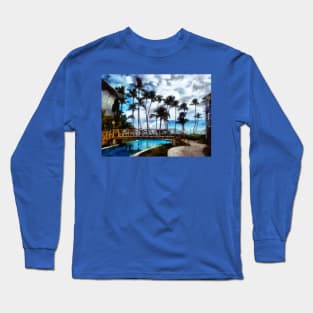 Landscape with the palms Long Sleeve T-Shirt